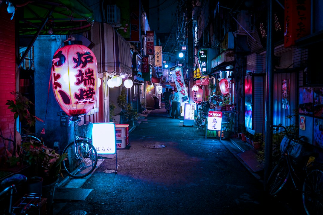 lighted Chinese lantern